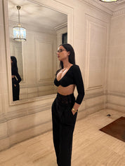 CORSET LACE PANTS