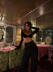 CORSET LACE PANTS
