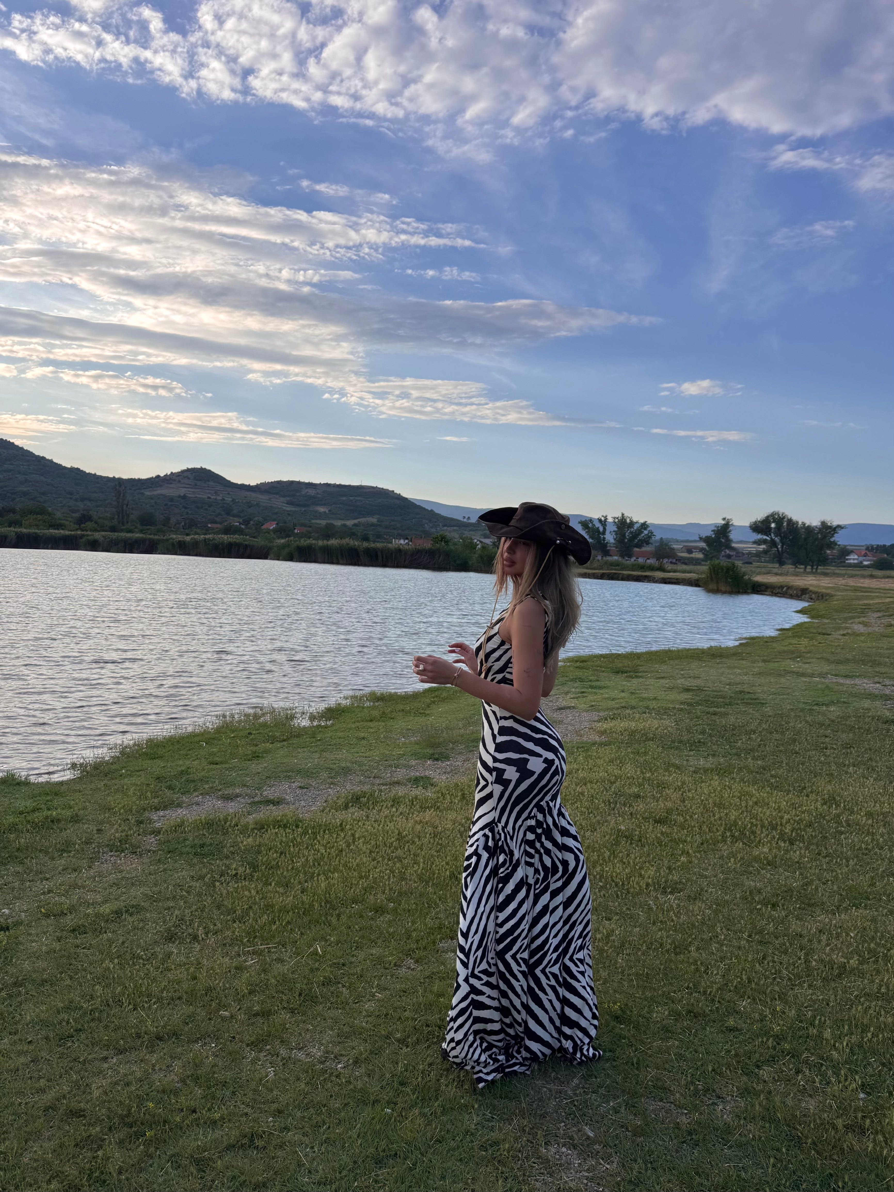 ZEBRA MAXI DRESS
