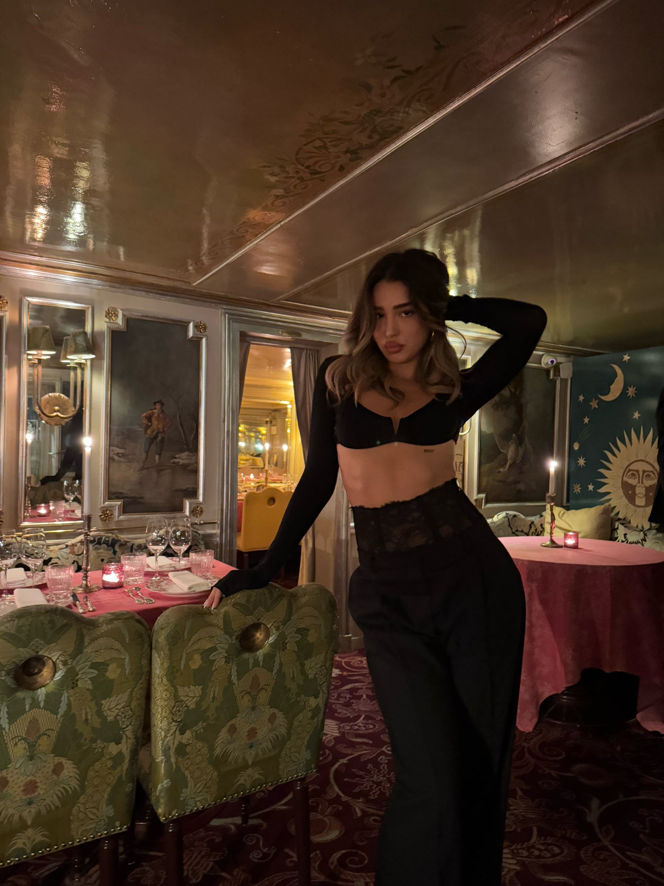 CORSET LACE PANTS