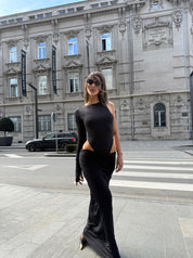 SMLLE BODY SET WITH A MAXI SKIRT