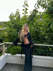 BLACK TWO-PIECE SET