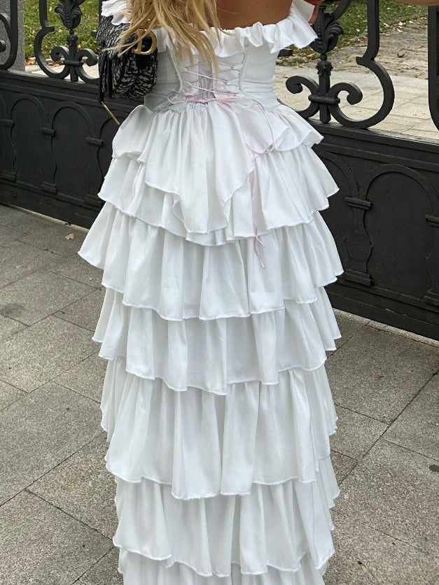 LONG DREAMY CORSET DRESS