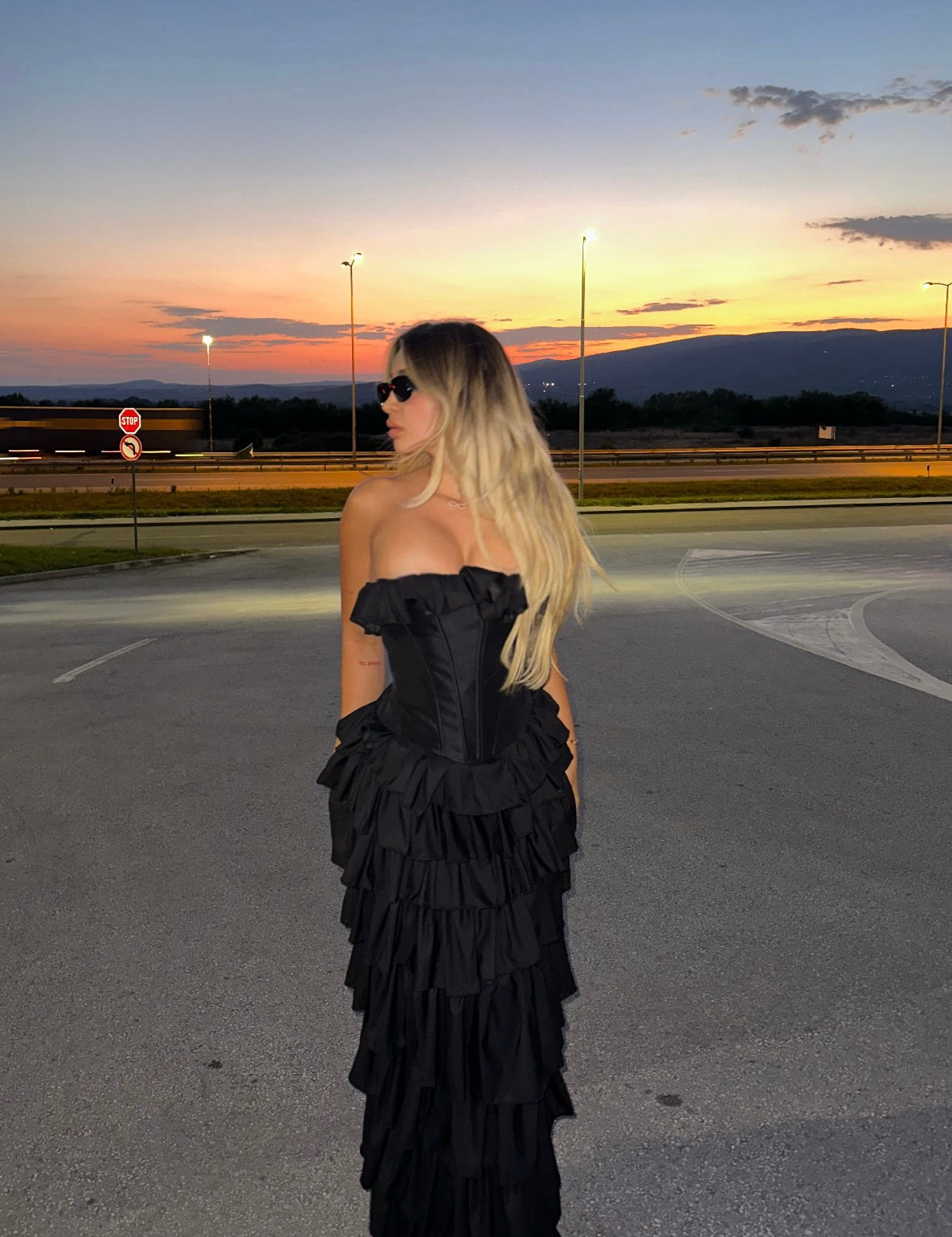 LONG DREAMY CORSET DRESS