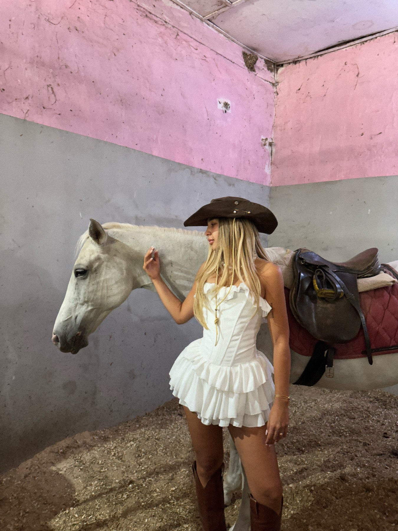 SHORT COWGIRL CORSET DRESS