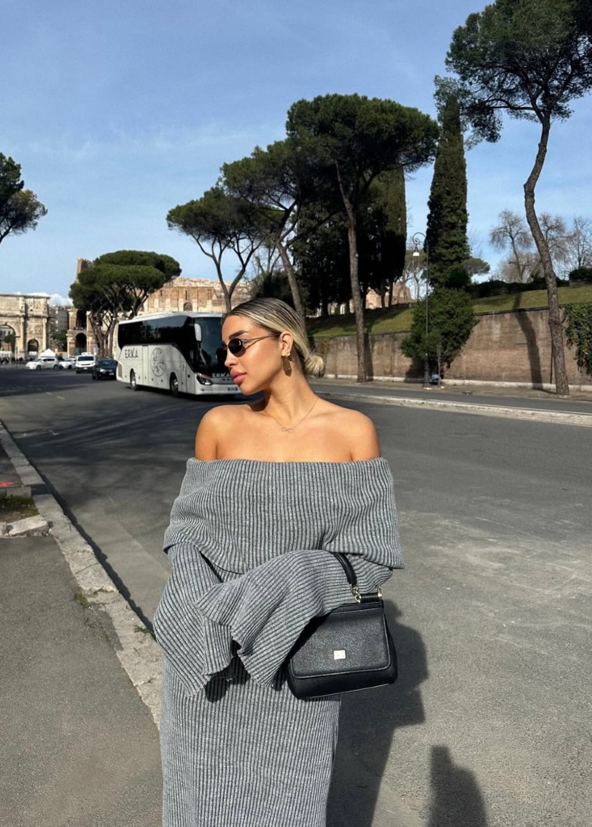 COZY GREY DRESS
