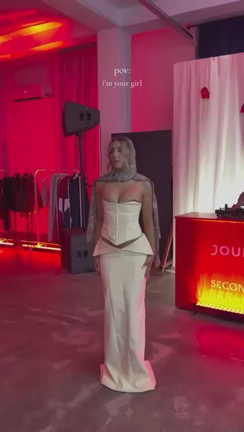 SET SUKNJA-KORSET SA MARAMOM